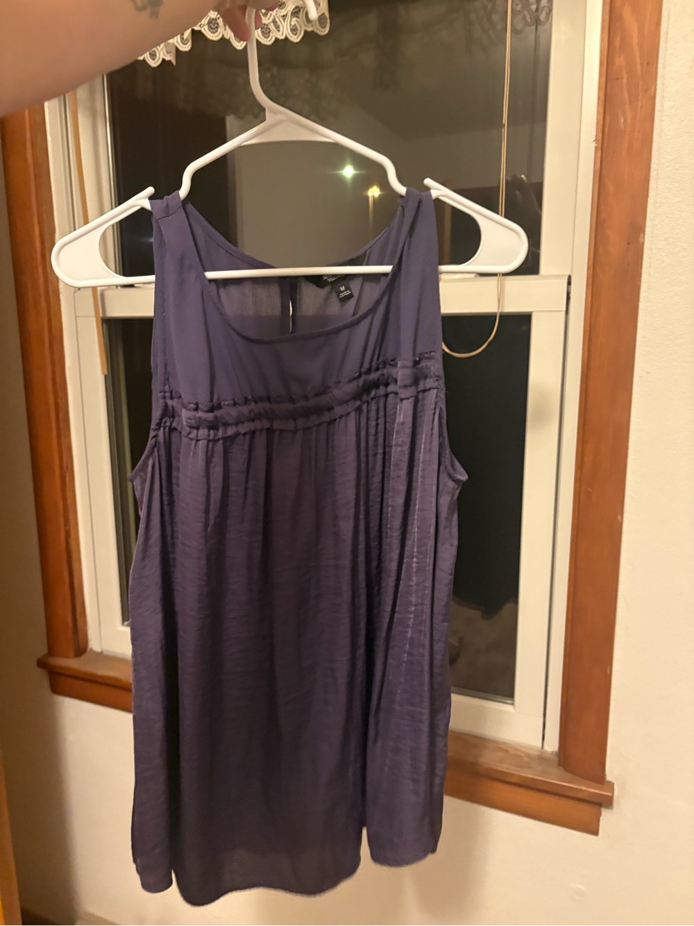 Simply Vera Vera Wang Purple Sleeveless Blouse